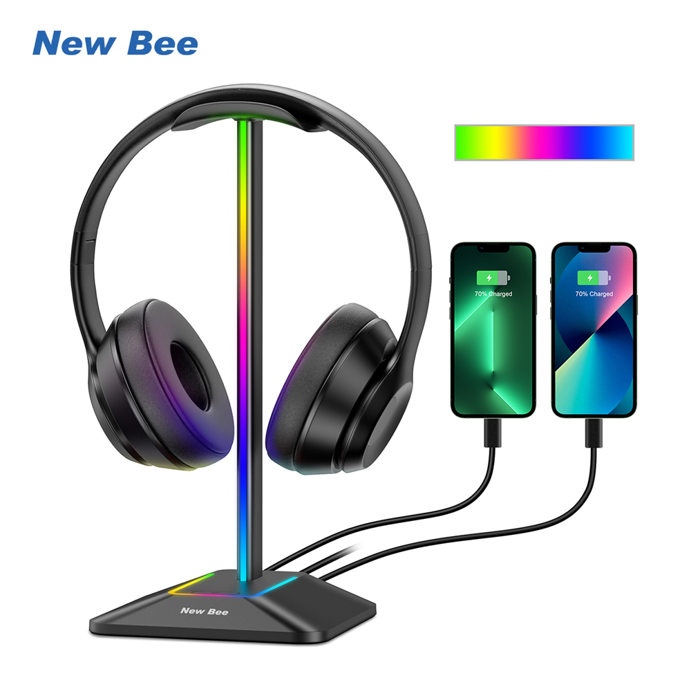Headset Stand Rgb - Yeni Bee Z8 RGB Kulaklık Standı