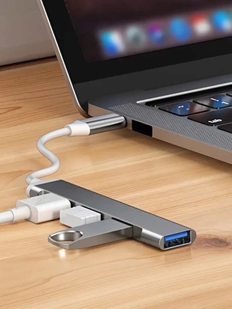 Gaming Accessories Girly - 4-Port Çoklu Bölücü Tip C Hub