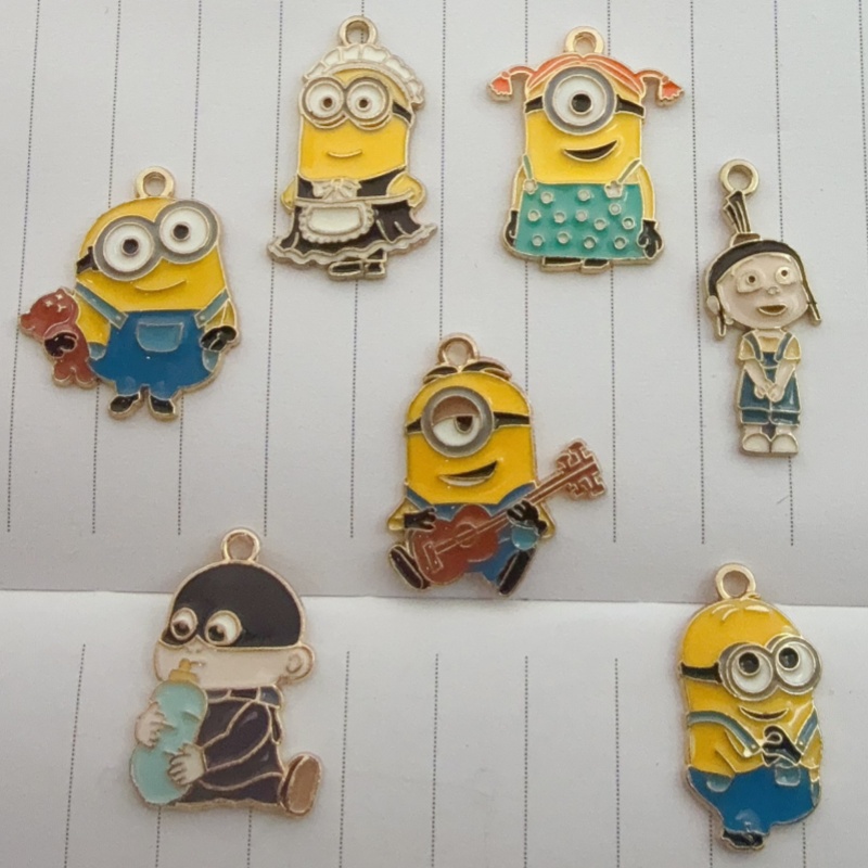 Gaming Accessories Gifts - 10 adet alaşımlı damla yağlı karikatür