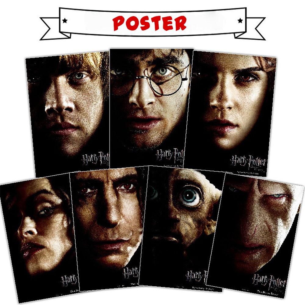 Gaming Accessories Decor - Orijinal Harry Potter Posterleri Hogwarts Temalı