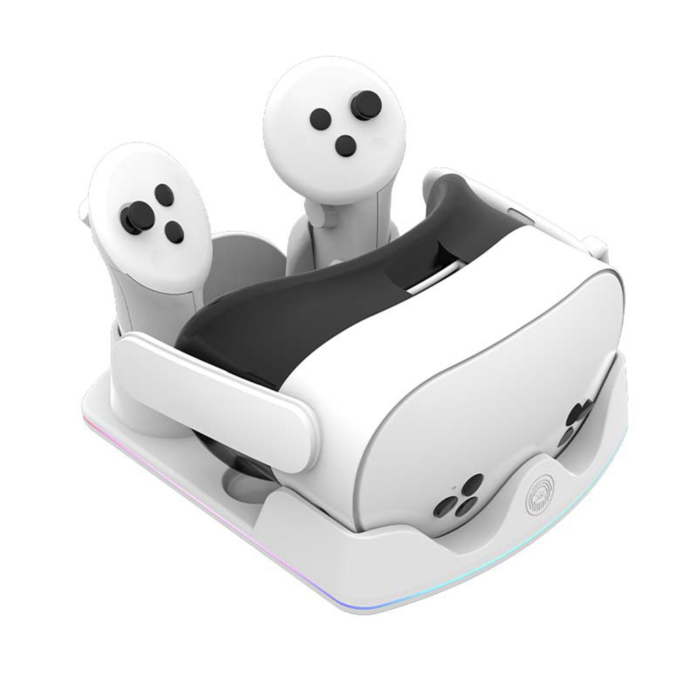 Headset Stand Rgb - Meta Quest 3S VR Şarj İstasyonu
