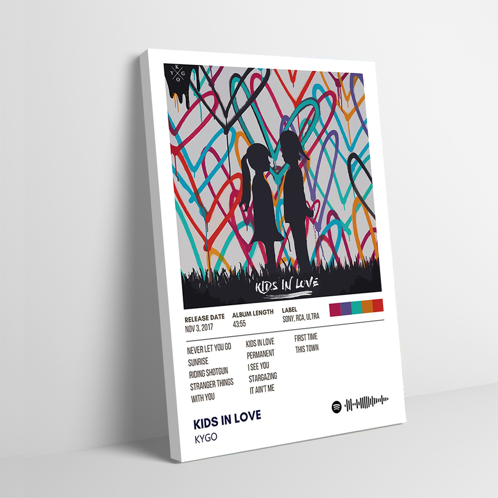 Gaming Accessories Decor - Kygo Kids in Love Baskılı Poster
