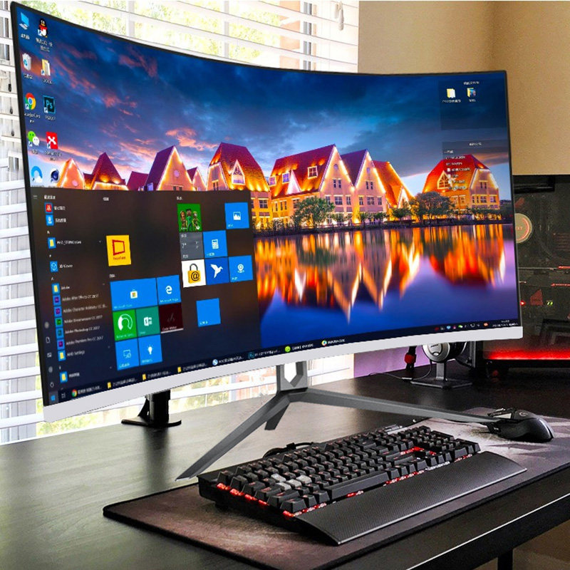 Monitor 144Hz 27Inch - 32 inç kavisli masaüstü bilgisayar 27