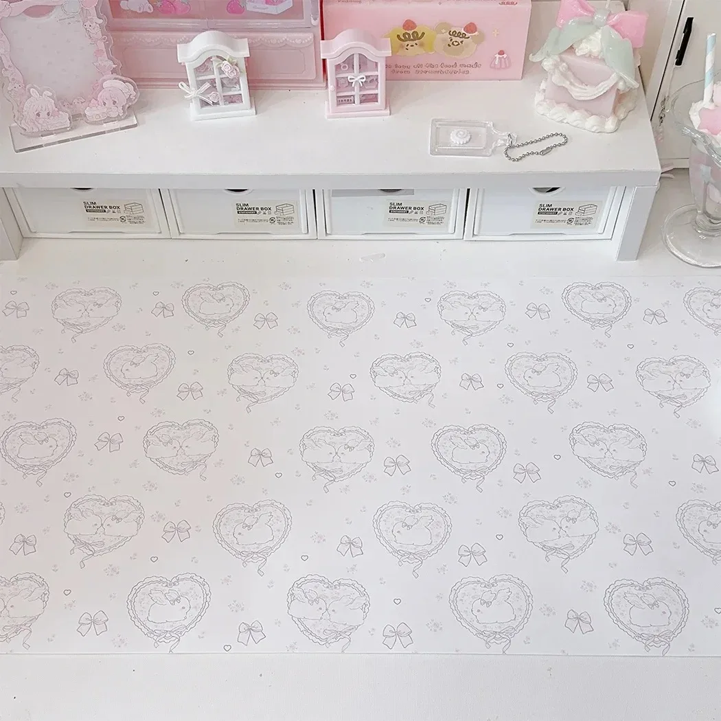 Gaming Accessories Girly - Kawaii Pembe Tavşan Kız Kalp Deri