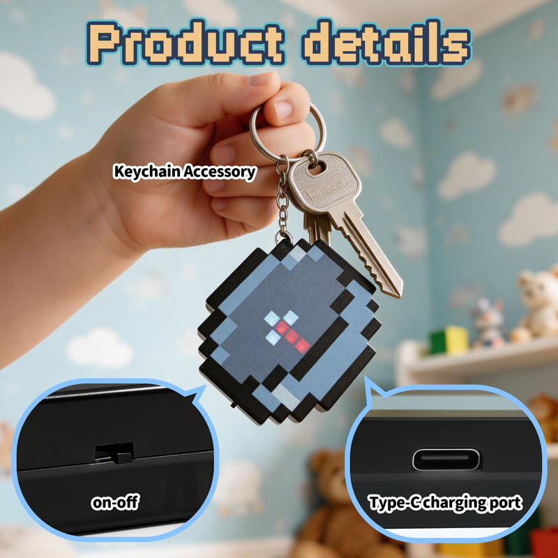 Gaming Accessories Girly - 2026 YENİ Şarj Edilebilir Piksel Pusula