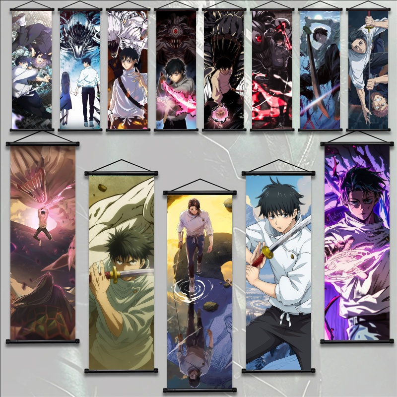Gaming Accessories Decor - Jujutsu Kaisen Fushiguro Megumi Asılı Kaydırma,