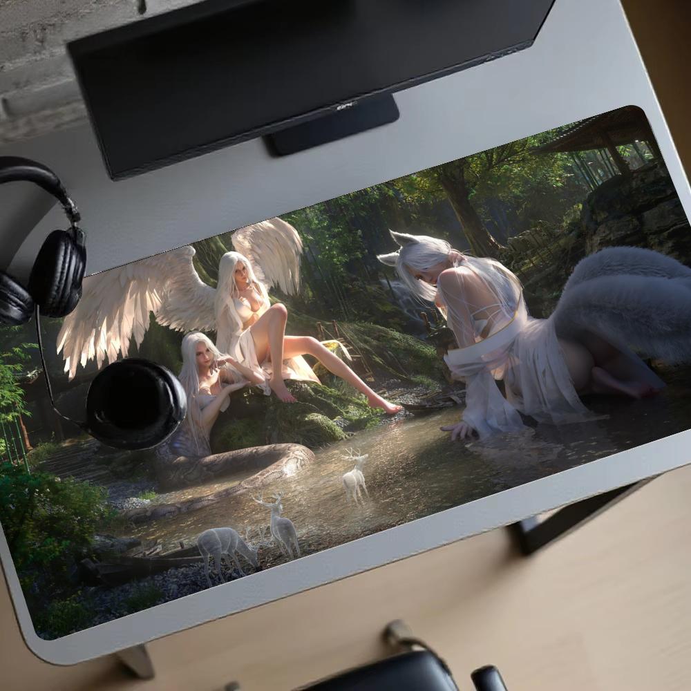 Orman kızı Oyun Matları Genişl - Gaming Accessories For Pc Setup incelemesi ve fiyatı