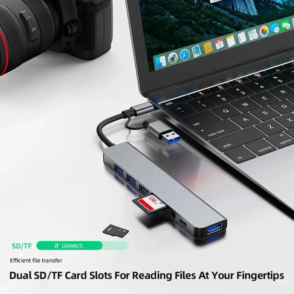 5Gbps USB 3.0 HUB USB C HUB US - Gaming Accessories Girly incelemesi ve fiyatı