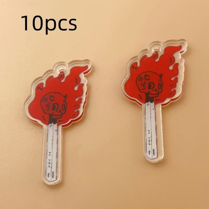 10 adet akrilik kafatası kolye - Gaming Accessories Gifts incelemesi ve fiyatı