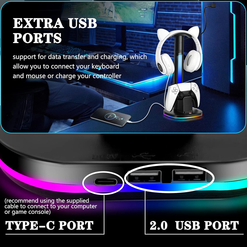 Denetleyici şarj istasyonu W R - Headset Stand Rgb incelemesi ve fiyatı