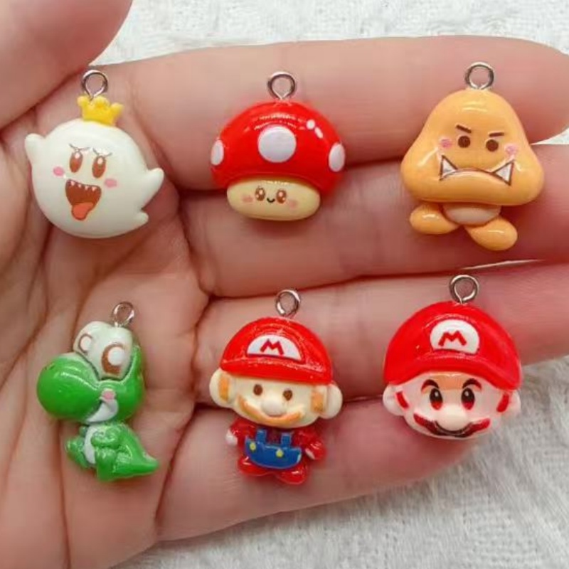 10 adet reçine karikatür kolye - Gaming Accessories Gifts incelemesi ve fiyatı