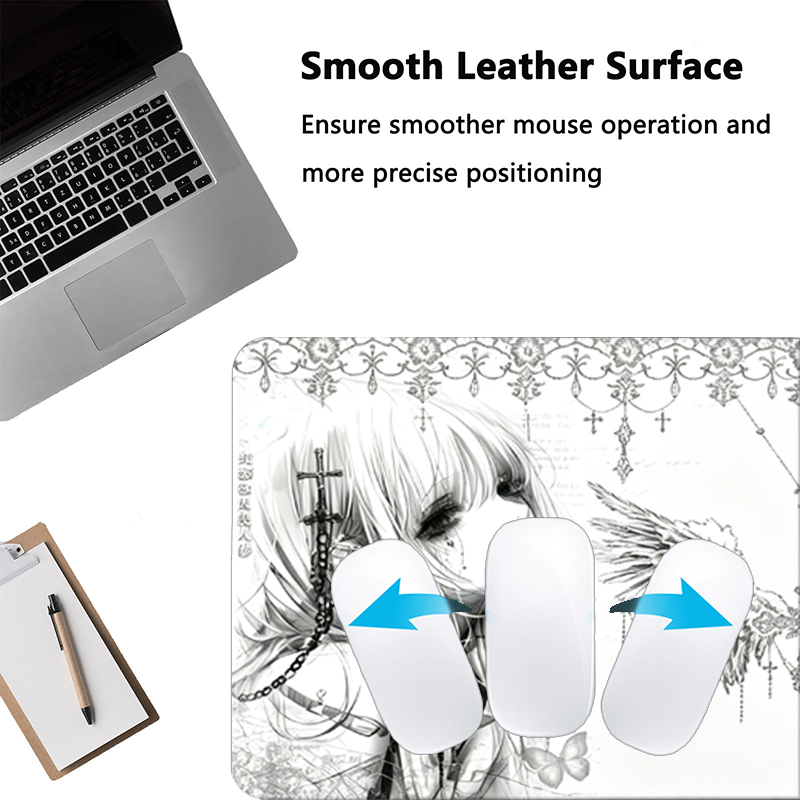 Deri Mousepad Siyah Beyaz Anim - Gaming Accessories Cheap incelemesi ve fiyatı