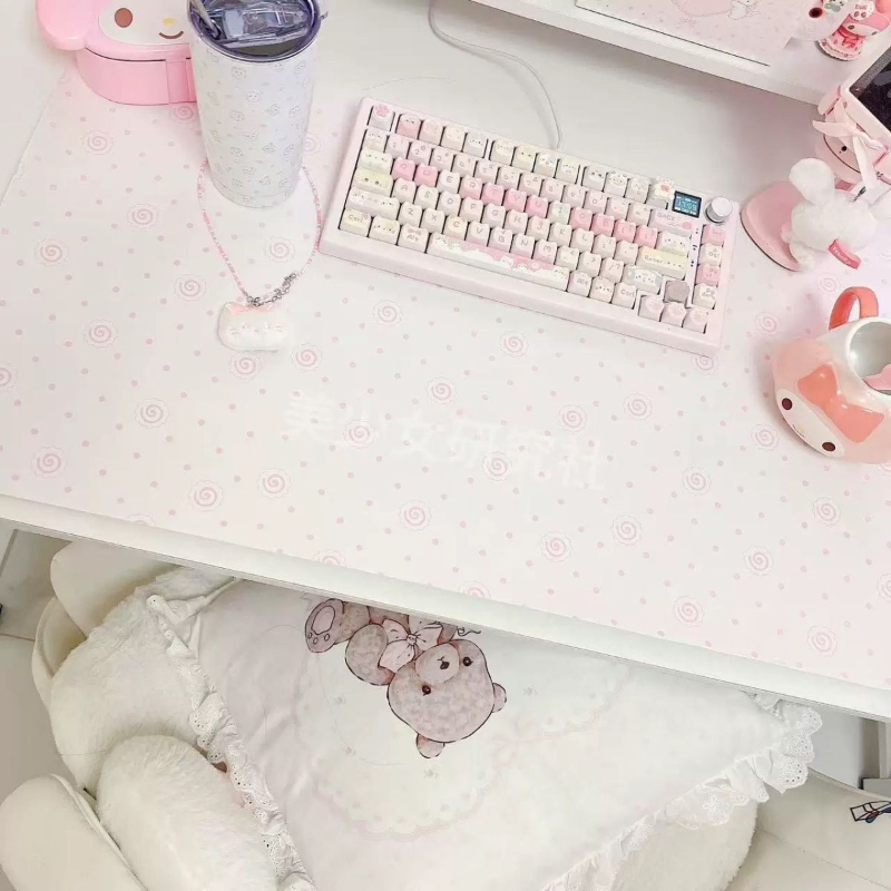 Sevimli Pembe Puantiyeli PU De - Gaming Accessories Girly incelemesi ve fiyatı