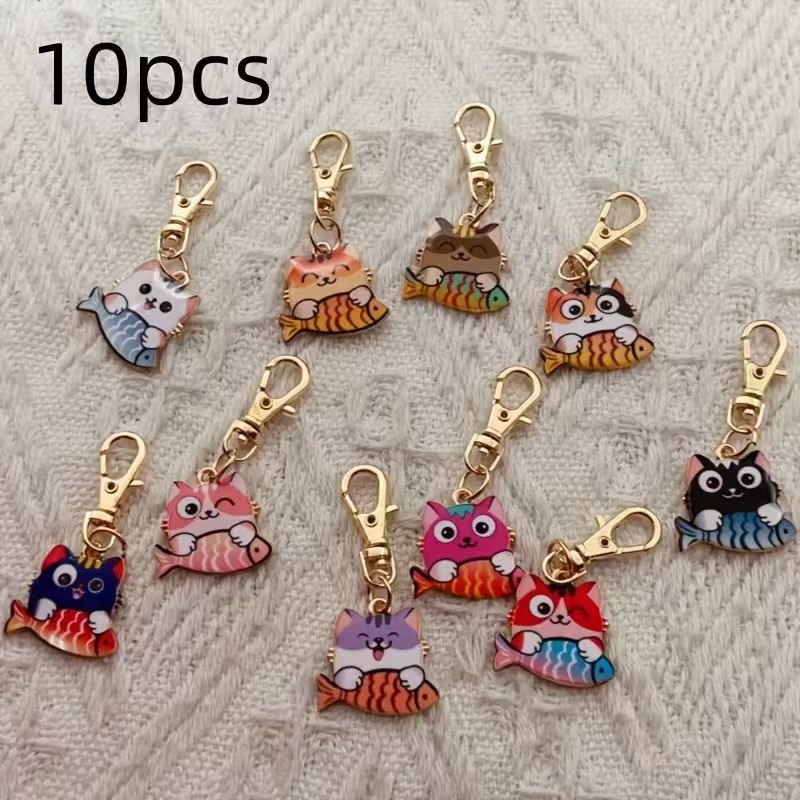 10 adet alaşımlı baskılı kedi  - Gaming Accessories Gifts incelemesi ve fiyatı