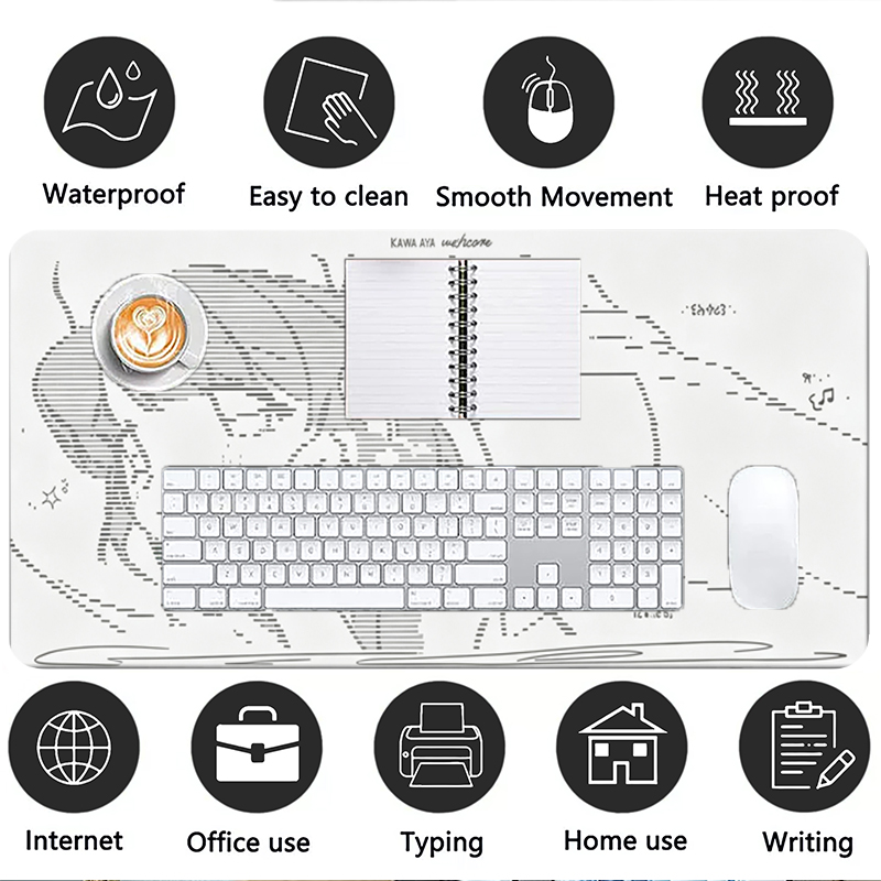 1 adet deri Mouse Pad Anime me - Gaming Accessories Cheap incelemesi ve fiyatı