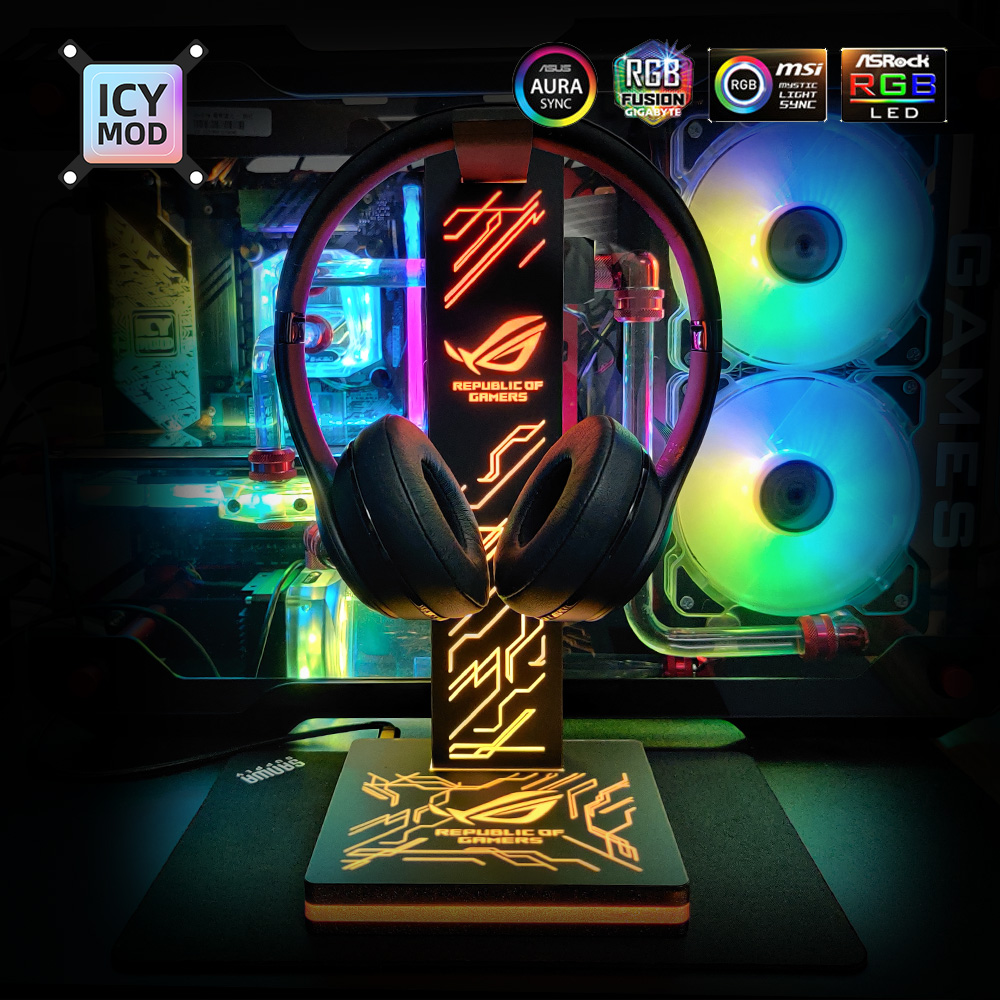 ARGB Kulaklık Tutucu PC Aydınl - Headset Stand Rgb incelemesi ve fiyatı